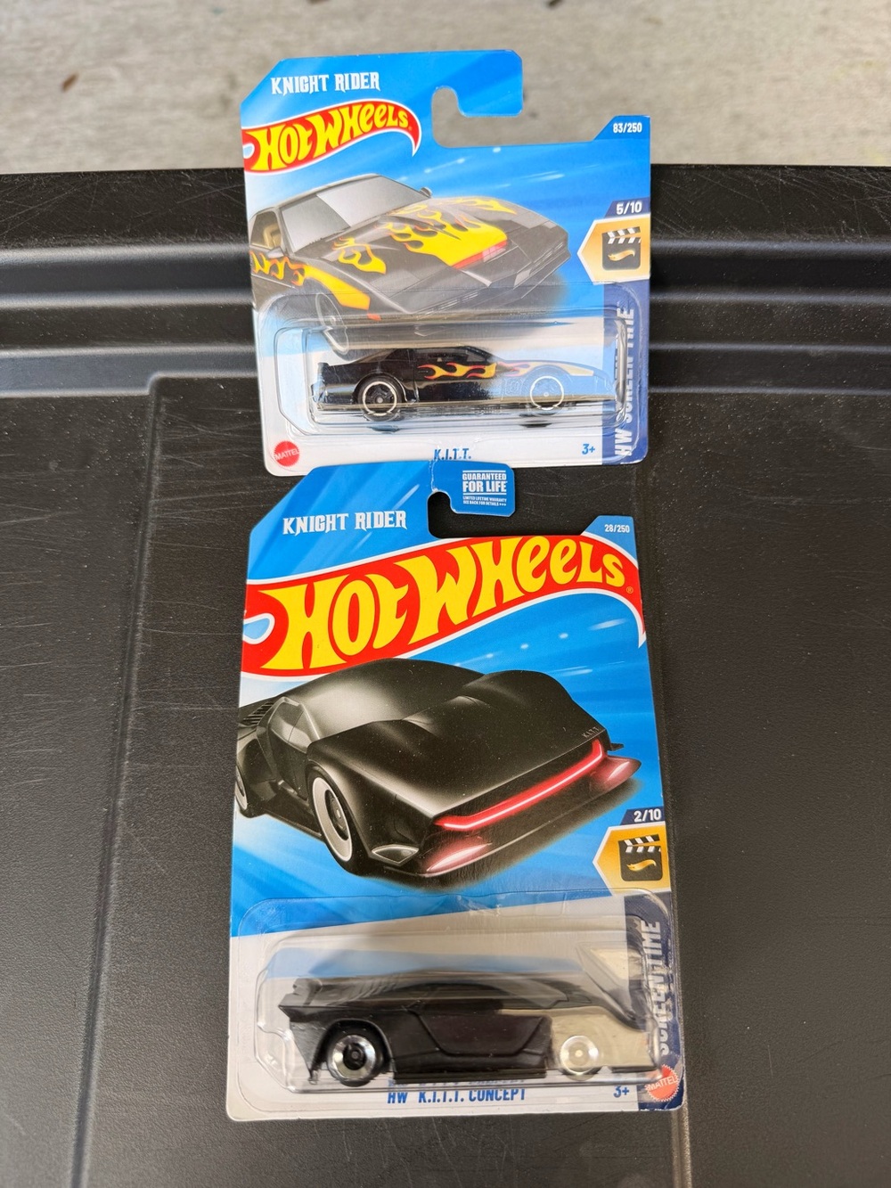 Hot Wheels Knight Rider Black Toy Car with Red Accents